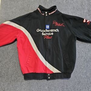 Vtg Dale Earnhardt NASCAR #3 Jacket Chase GM Goodwrench Service 2XL Colorblock